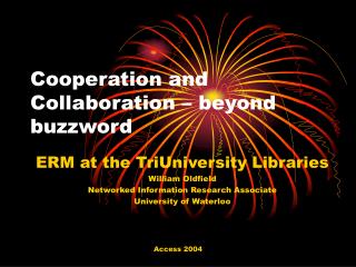 Cooperation and Collaboration – beyond buzzword