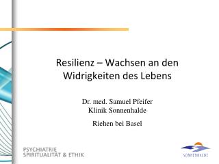 Resilienz – Wachsen an den Widrigkeiten des Lebens