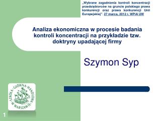 Szymon Syp