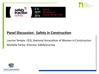 Panel Discussion: Safety in Construction
