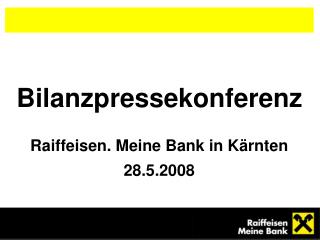 Bilanzpressekonferenz