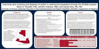 AZLEND Developmental Screening Technical Assistance Program