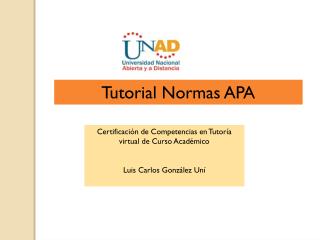 Tutorial Normas APA