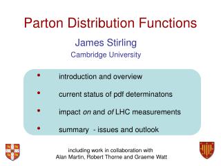 Parton Distribution Functions