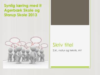 Skriv titel