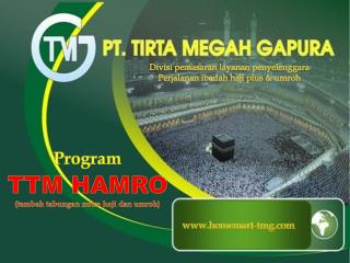 Program TTM HAMRO (tambah tabungan mitra haji dan umroh)