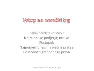 Vstop na nemški trg