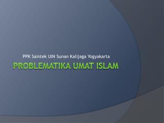 Problematika Umat Islam