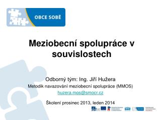 Meziobecní spolupráce v souvislostech