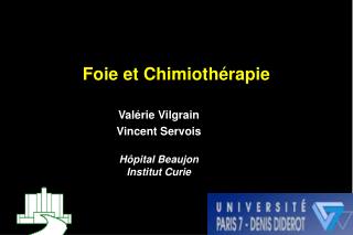 Foie et Chimiothérapie