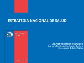 ESTRATEGIA NACIONAL DE SALUD