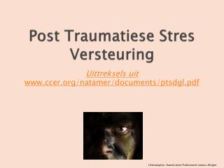 Post Traumatiese Stres Versteuring