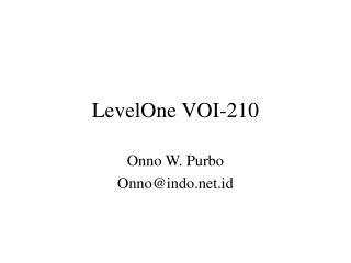 LevelOne VOI-210