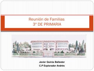 Reunión de Familias	 3º DE PRIMARIA