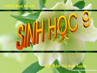 SINH HỌC 9