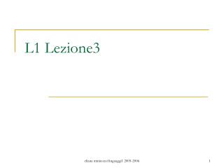 L1 Lezione3