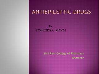 Antiepileptic Drugs