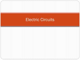 Electric Circuits