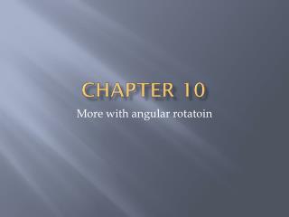 Chapter 10