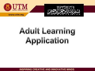 Adult Learning Application