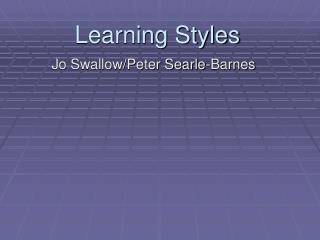 Learning Styles