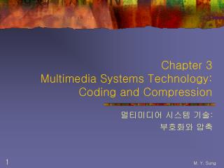 Chapter 3 Multimedia Systems Technology: Coding and Compression
