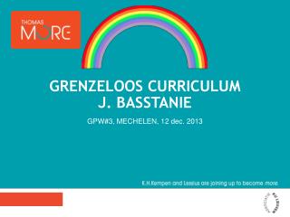 Grenzeloos curriculum J. Basstanie