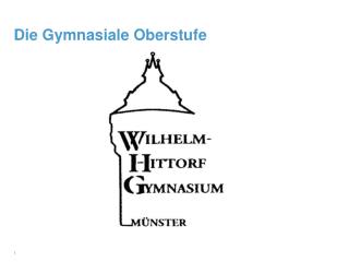 Die Gymnasiale Oberstufe