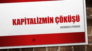 Kapİtalİzmİn Çöküşü