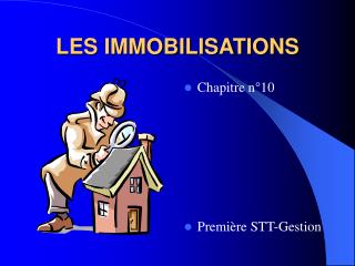 LES IMMOBILISATIONS