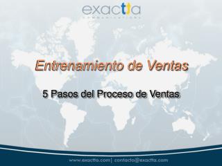 Entrenamiento de Ventas