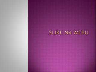 Slike na webu