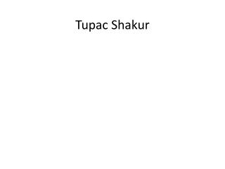 Tupac Shakur