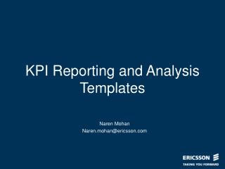 KPI Reporting and Analysis Templates