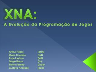 Arthur Felipe		( afaf ) Diogo Couceiro 		( dcl ) Jorge Lindoso 	 	( jefl )