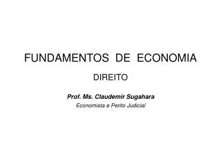 FUNDAMENTOS DE ECONOMIA