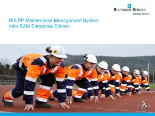 BIS PP Maintenance Management System Infor EAM Enterprise Edition