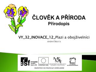 ČLOVĚK A PŘÍRODA Přírodopis