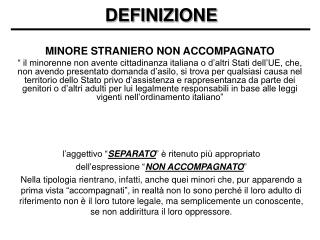 DEFINIZIONE