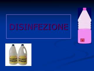 DISINFEZIONE