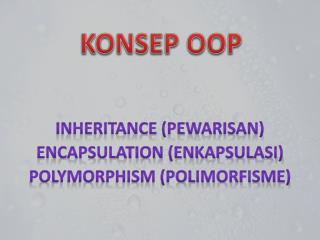 KONSEP OOP