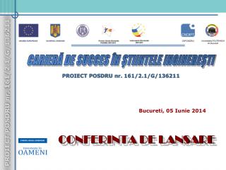 CONFERINTA DE LANSARE