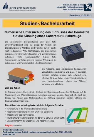 Studien-/ Bachelorarbeit