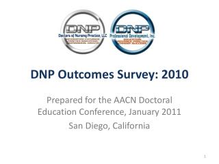 DNP Outcomes Survey: 2010