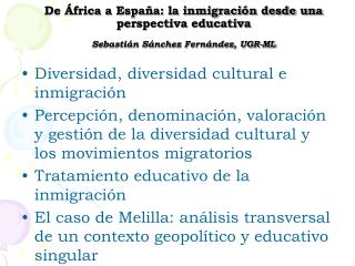 Diversidad, diversidad cultural e inmigración