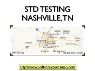 STD Testing Nashville