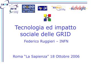 Tecnologia ed impatto sociale delle GRID
