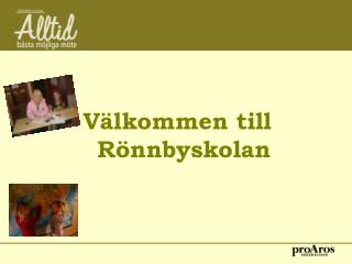 Välkommen till Rönnbyskolan