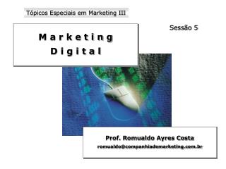 Tópicos Especiais em Marketing III