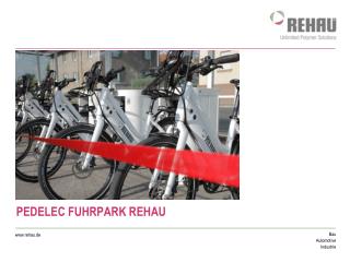 PEDELEC FUHRPARK REHAU